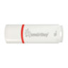 Флеш-память Smartbuy Crown, 16Gb, USB 2.0, бел, SB16GBCRW-W, 445907